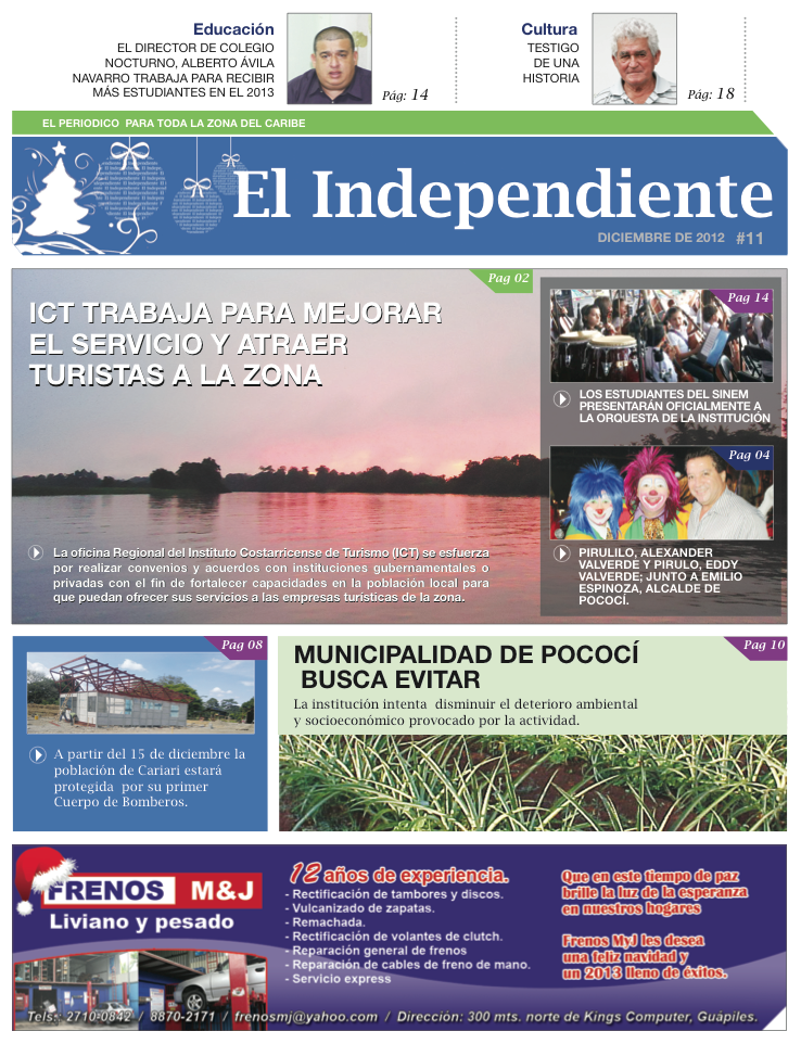 Edición #11 – El independiente – Diciembre 2012