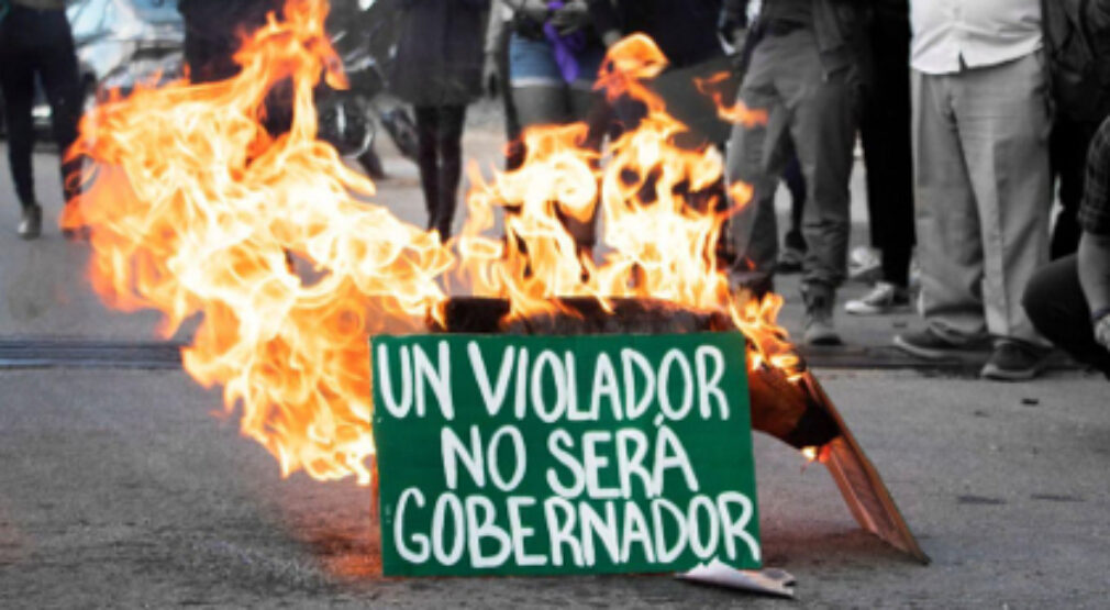 En México: Defensora recibe amenazas por protestas contra candidato acusado de violación.