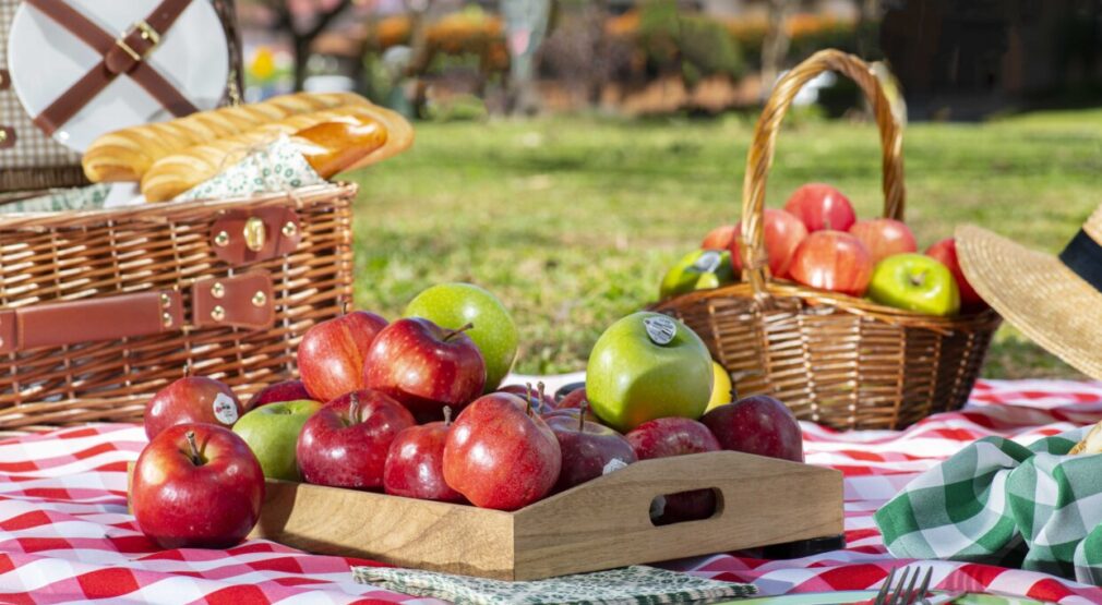 Dése una vuelta a la manzana y celebre con un picnic el verano, el amor y la amistad